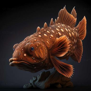 3D model Hemichromis lifalili (STL)